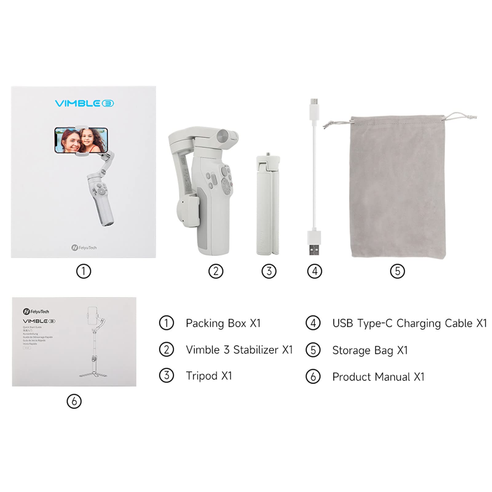 Amazon.co.jp: FeiyuTech Vimble 3 Smartphone Gimbal : Electronics